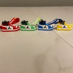 All 4 Jordan Red and Green Key Chain